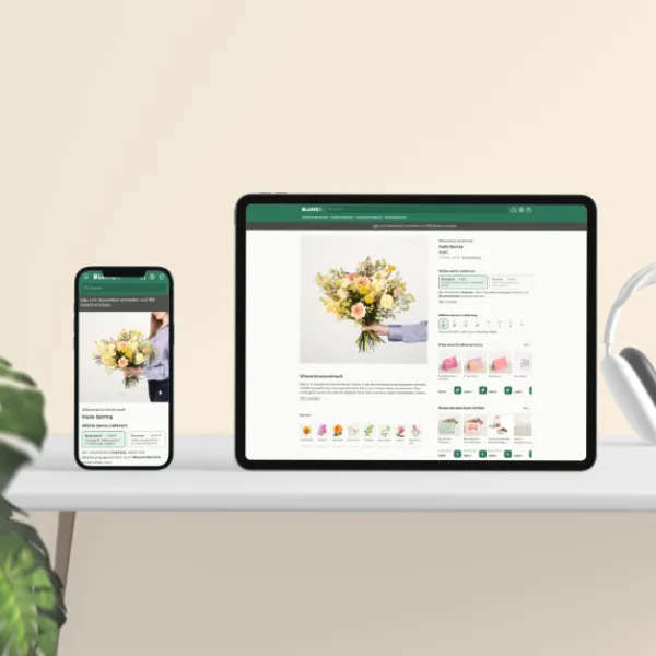 Teaser: Produktdetailseite blume2000.de