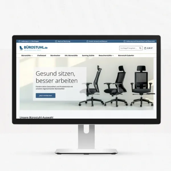 Teaser: Website bürostuhl.de